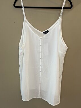 Zenobia White/Ivory Camisole Top